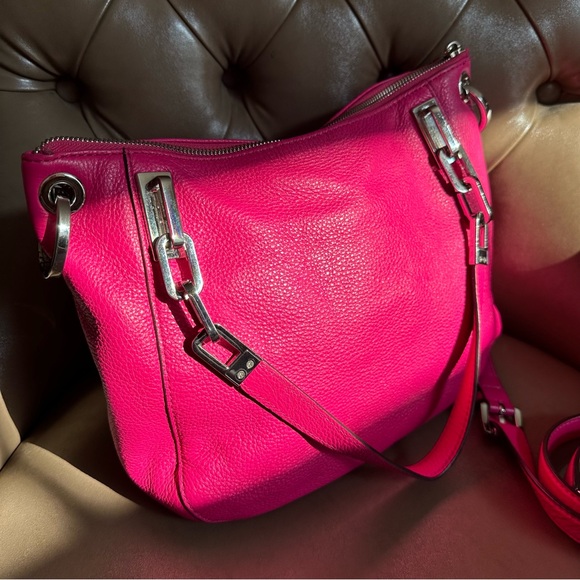 Michael Kors Hot Pink Convertible Shoulder Bag - Picture 8 of 10